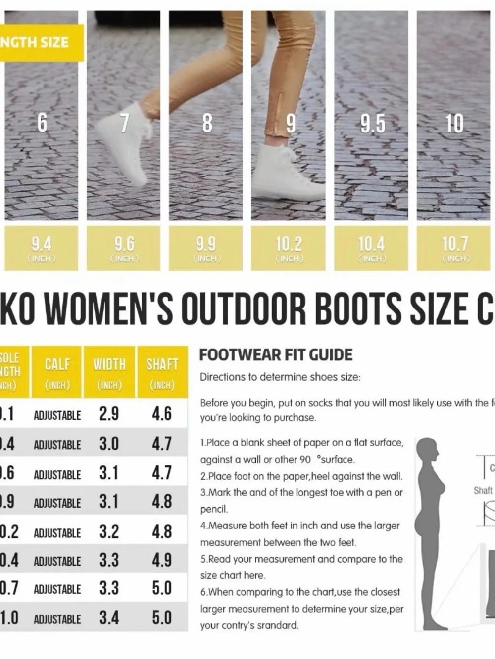 DKSUKO High Top Rain Shoes